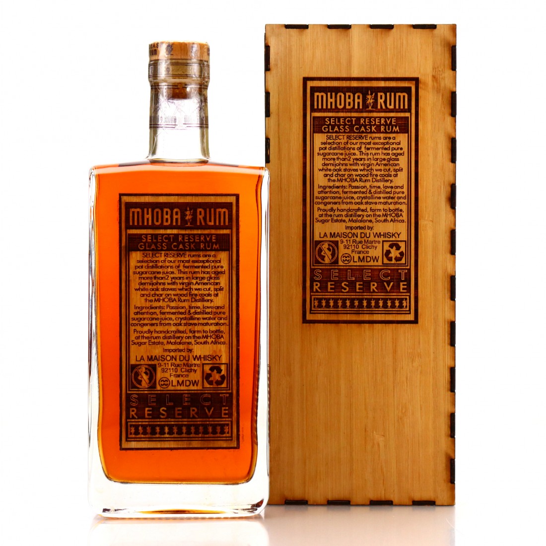 Mhoba Select Reserve Glass Cask Batch 2021GC1 Rum Auctioneer
