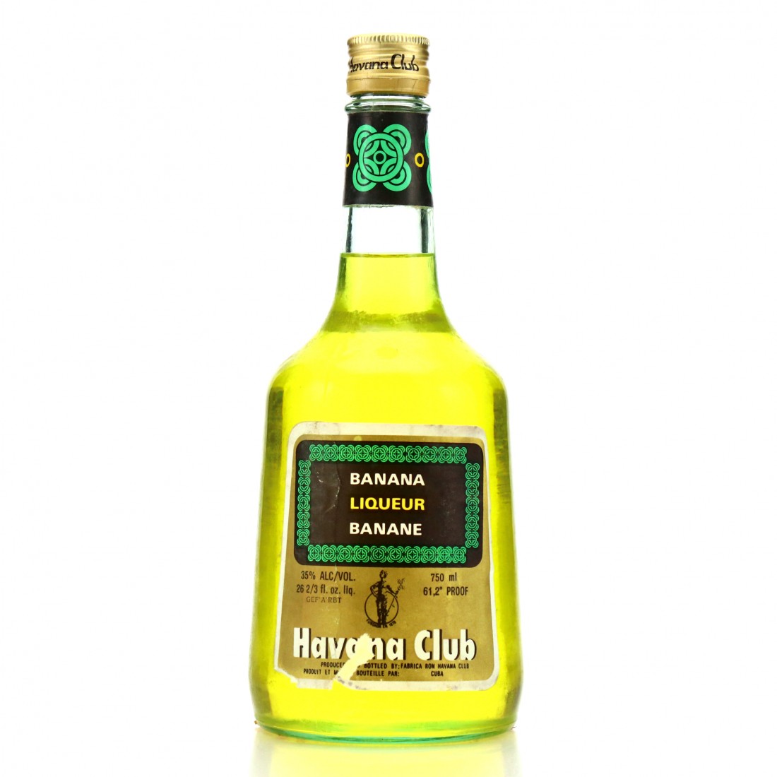Havana Club Banana Liqueur 1970s Rum Auctioneer