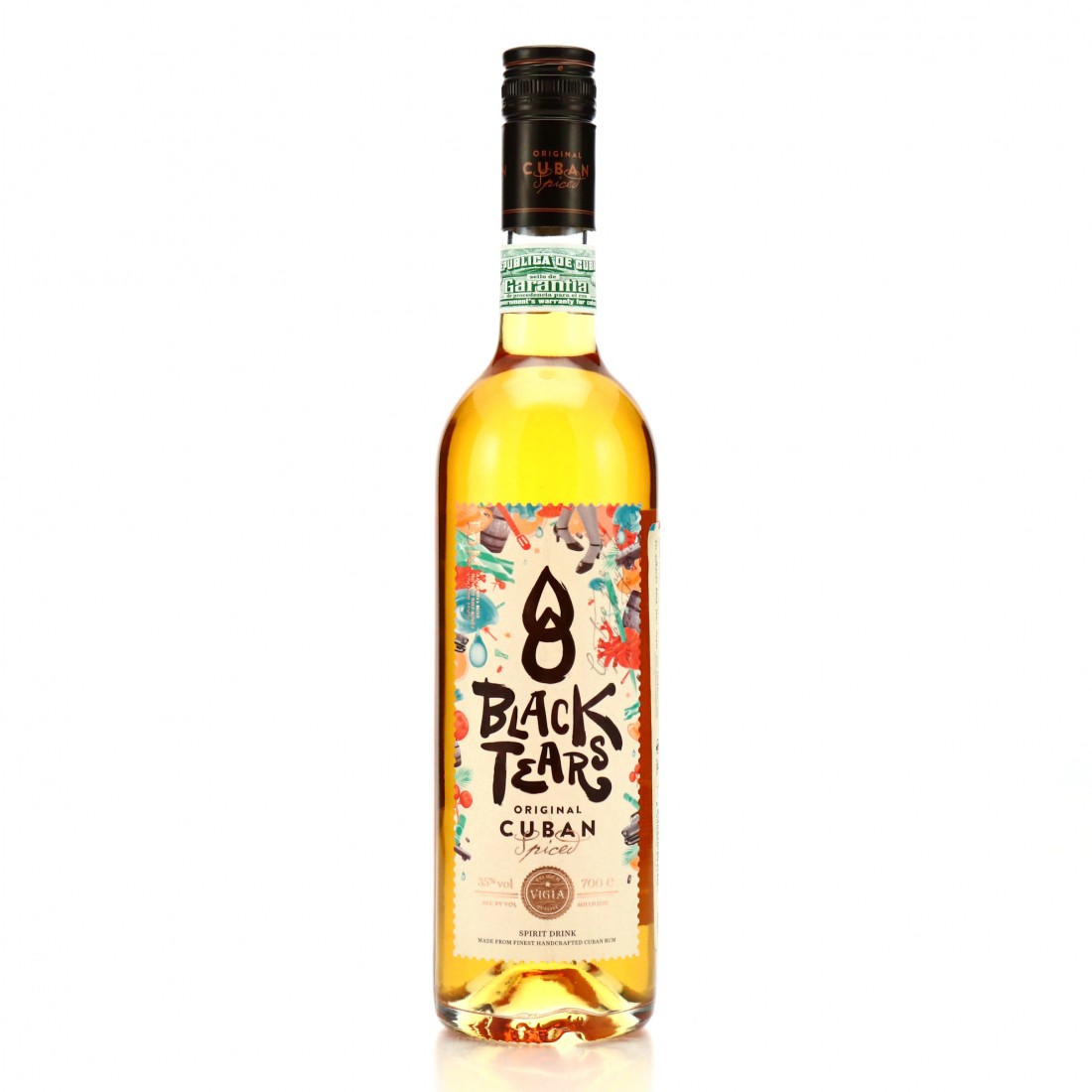 Black Tears Cuban Spiced Rum Auctioneer