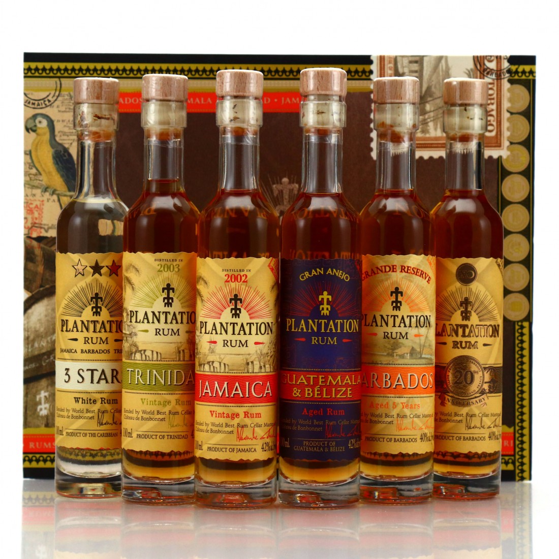 Plantation Cigar Pairing Set 6 x 10cl Rum Auctioneer