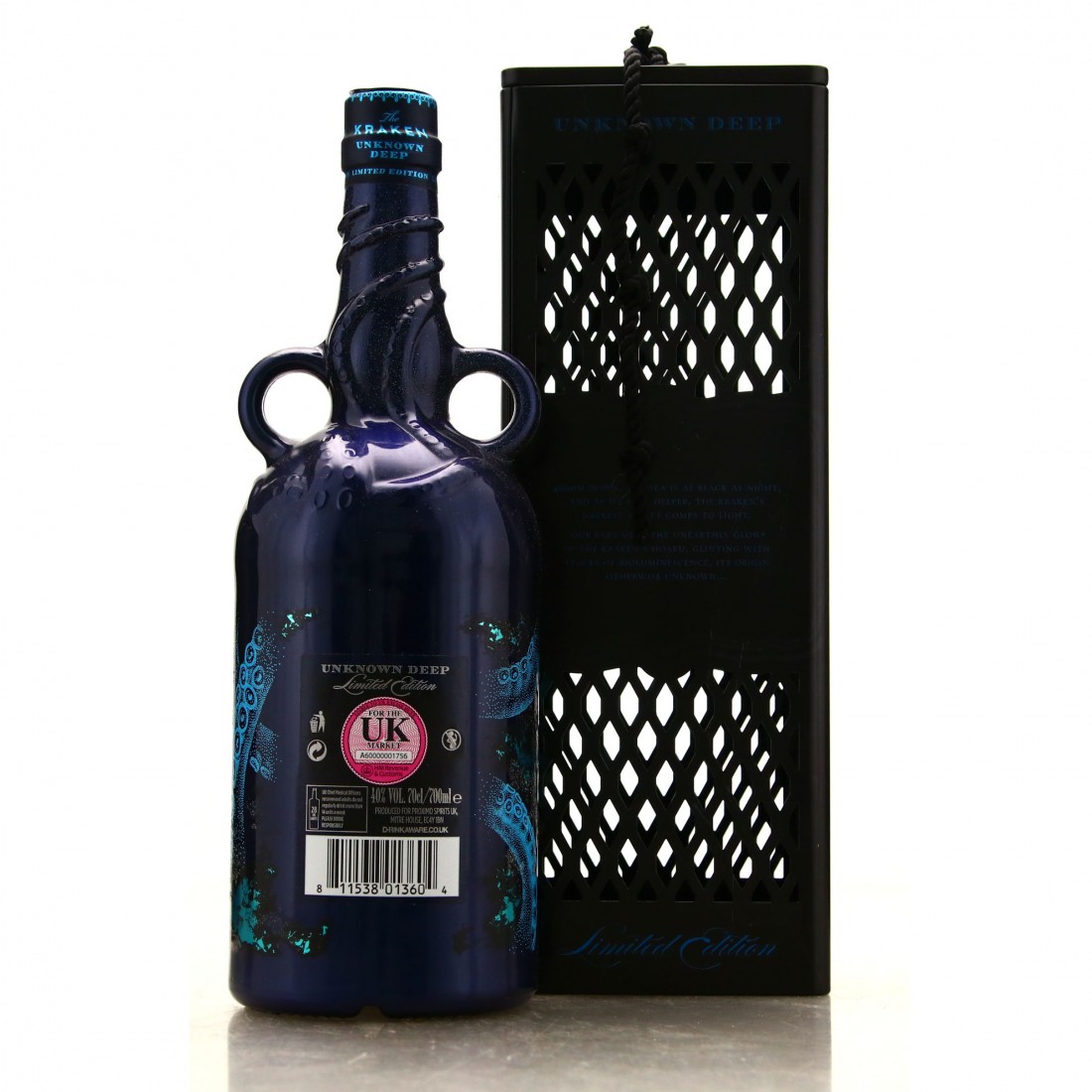 Kraken Black Spiced Rum Limited Edition Decanter Rum Auctioneer