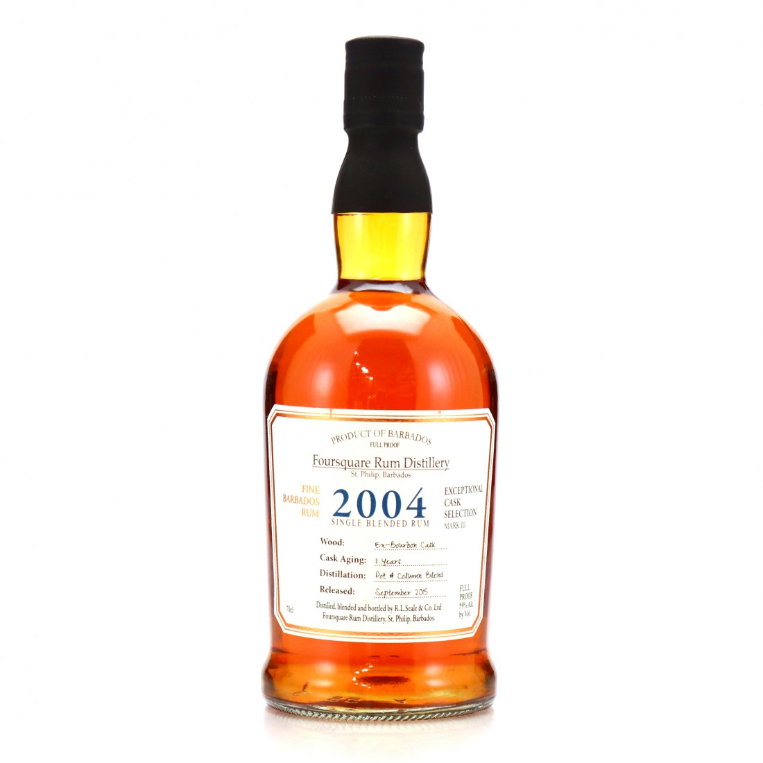 Foursquare 2004 Bourbon Cask 11 Year Old | Rum Auctioneer