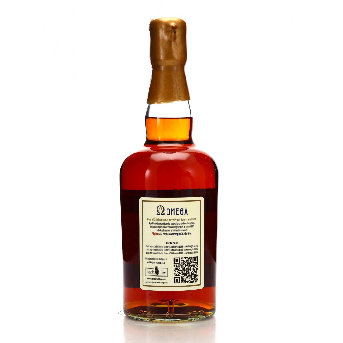 Enmore 19881990 Jack Tar 30 Year Old Omega Rum Auctioneer