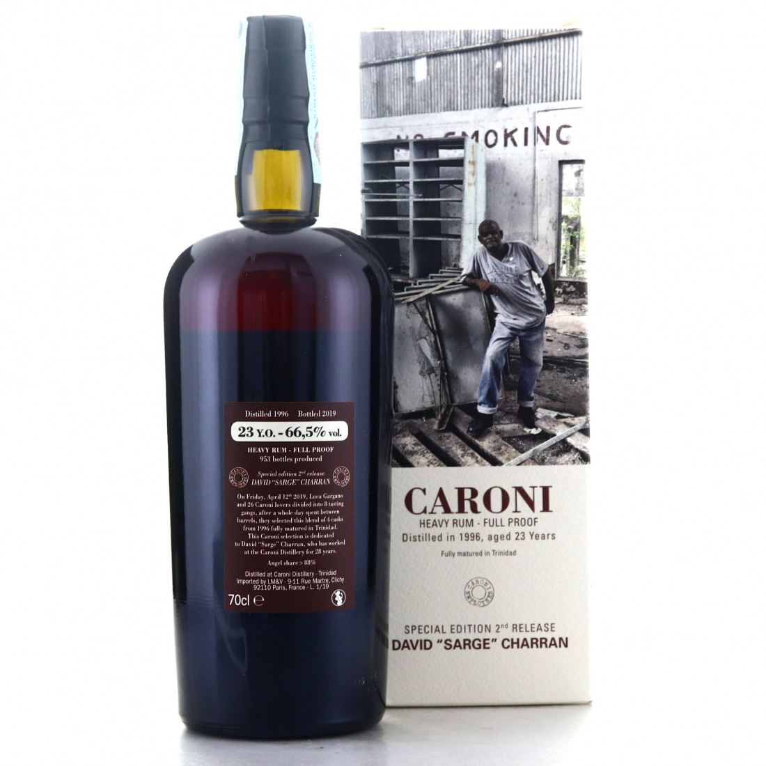 Caroni 1996 Velier 23 Year Old Full Proof Heavy / David 'Sarge' Charran |  Rum Auctioneer