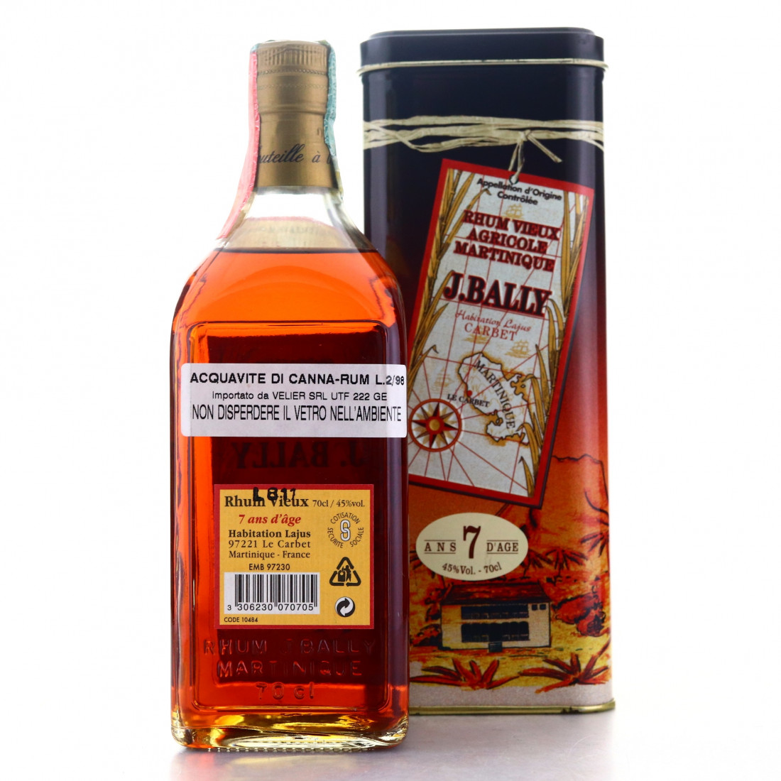 J. Bally 7 Year Old 1990s | Rum Auctioneer