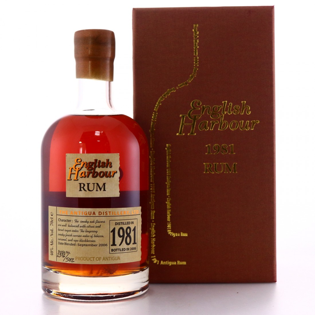 English Harbour 1981 25 Year Old Rum Auctioneer