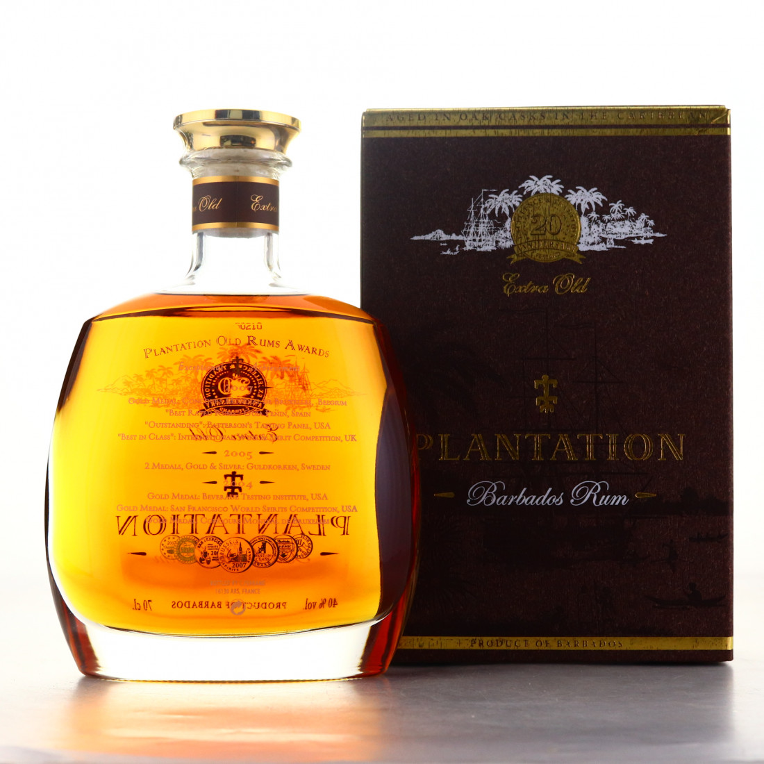 Barbados Rum Extra Old Plantation 20th Anniversary Rum Auctioneer