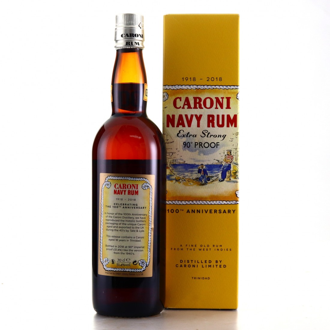 Caroni Navy Rum La Maison and Velier / 100th Anniversary Rum Auctioneer