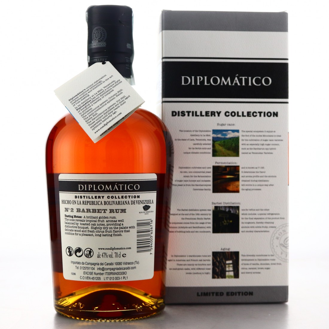 Diplomatico 2013 Distillery Collection No.2 / Barbet Rum Rum Auctioneer