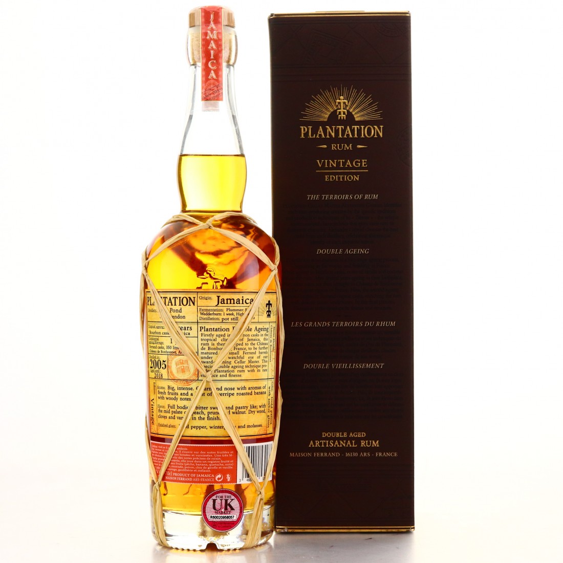 Jamaica Rum 2005 Plantation Grand Terroir Rum Auctioneer