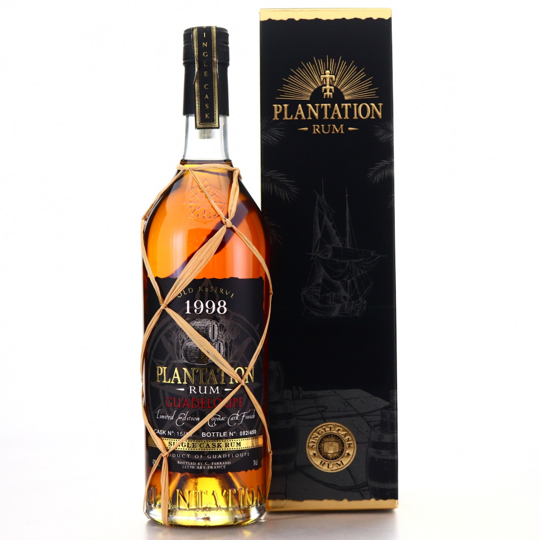 Guadeloupe Rum 1998 Plantation Single Cask 15 / Cognac Finish Rum