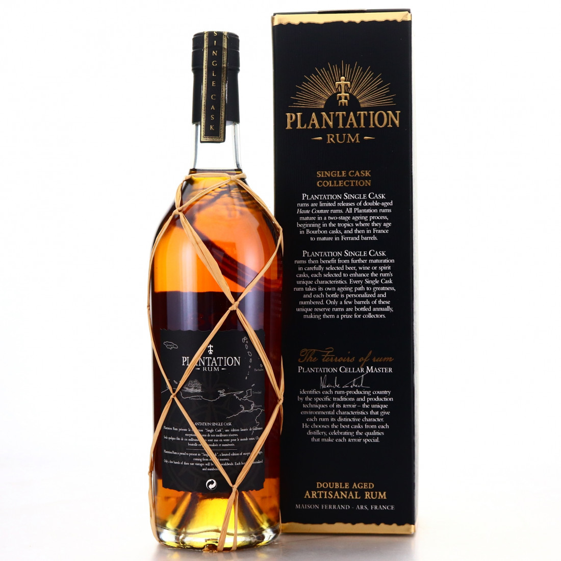Guadeloupe Rum 1998 Plantation Single Cask 15 / Cognac Finish Rum