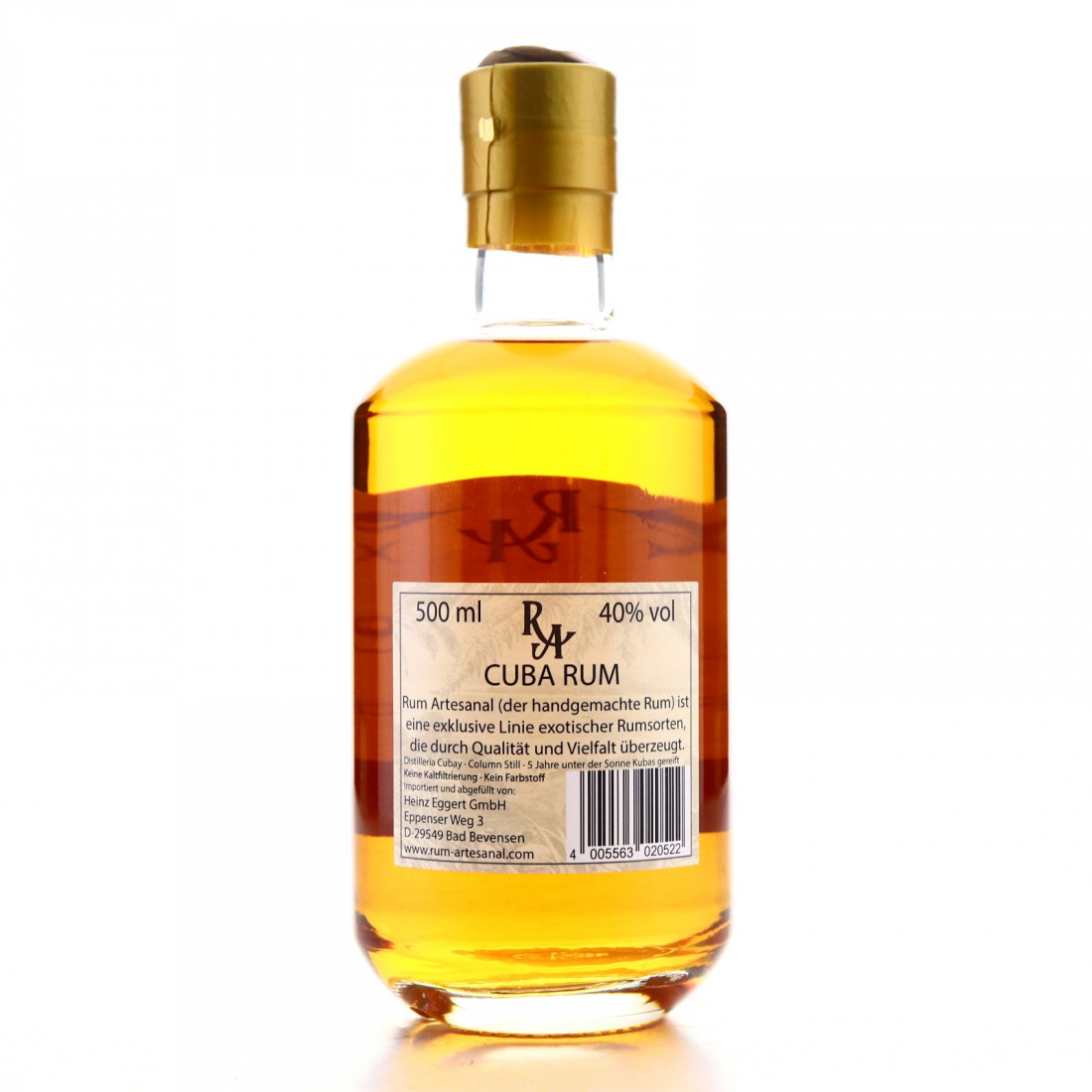 Rum Artesanal Cuba Rum 50cl Rum Auctioneer