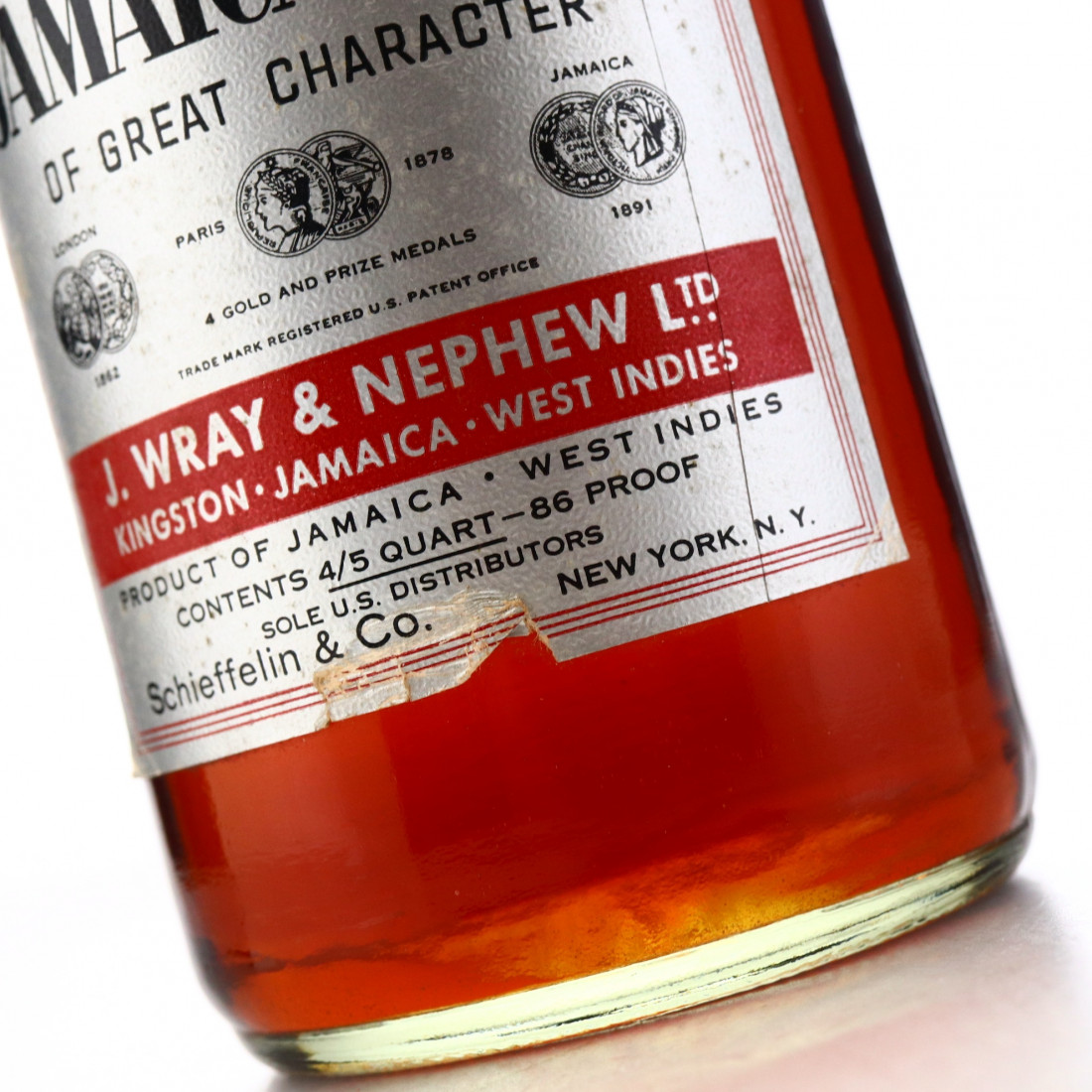 Wray and Nephew 12 Year Old Finest Jamaica Rum 1970s / US Import Rum