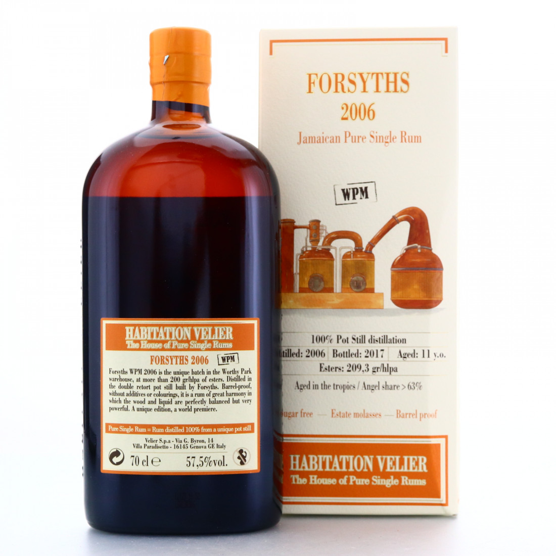 Forsyths Wpm 2006 Habitation Velier 11 Year Old Rum Auctioneer