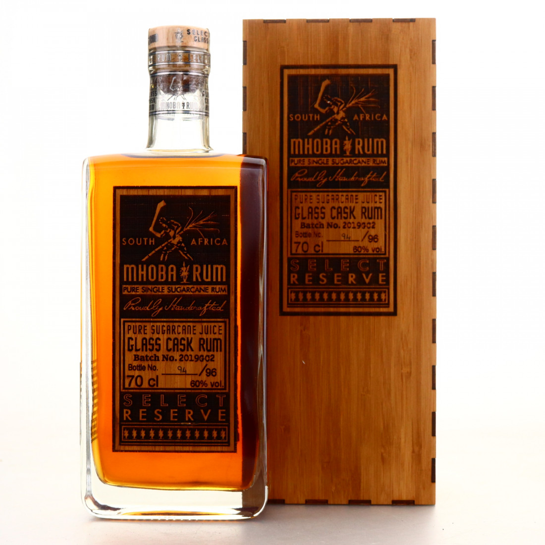 Mhoba Select Reserve Glass Cask Batch 2019GC2 Rum Auctioneer