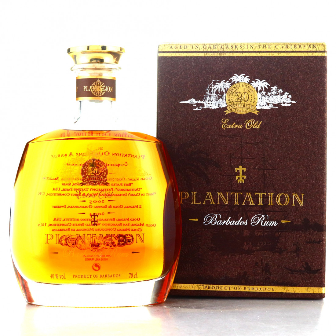 Barbados Rum Extra Old Plantation 20th Anniversary Rum Auctioneer